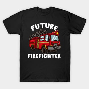 Kids Future Firefighter I Fireman Outfit Boys design T-Shirt